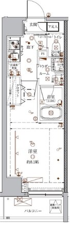 クレイシア入谷の物件間取画像
